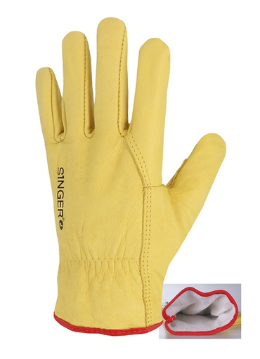 SÄNGER 56GYP LEDERHANDSCHUHE MIT FLEECE