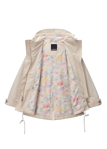 Napapijri Damen Parka A-Elsa beige silber - M