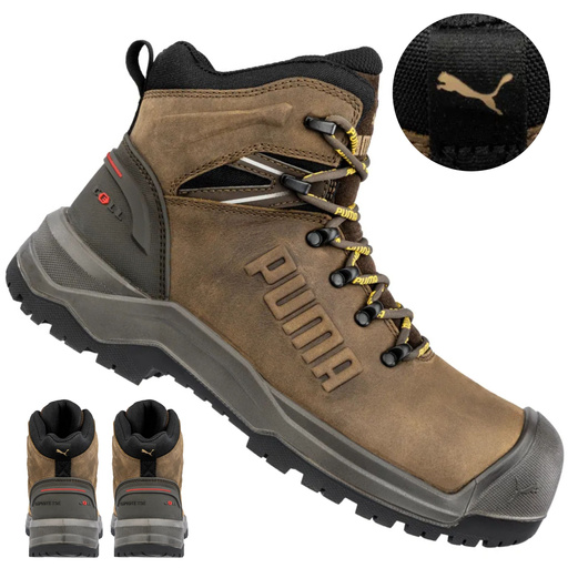 Puma Iron Hd Brown Mid S3S Schuhe 63.271.0 - 46